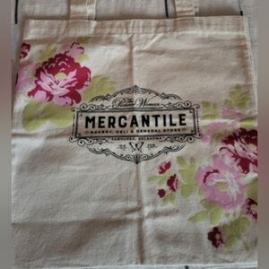 Pioneer Women Mercantile Floral Tote Bag 13x13